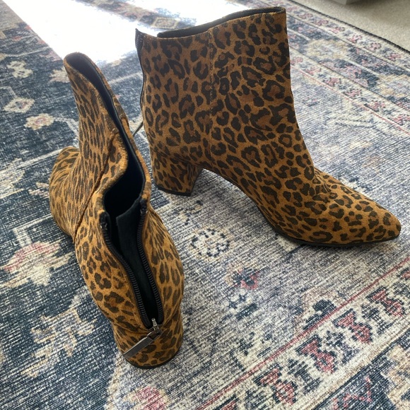 Cordani Leopard Ankle Boots Size 8.5 - Picture 3 of 6